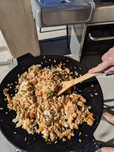 Fried Rice and cast iron