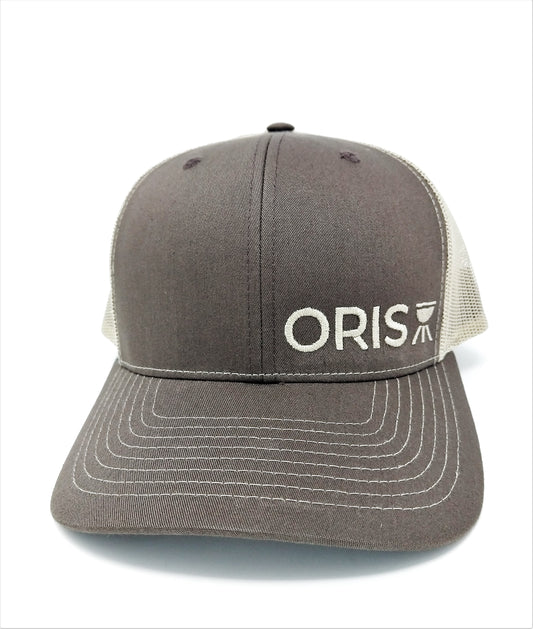 ORIS 6 panel trucker hat Brown/Khaki